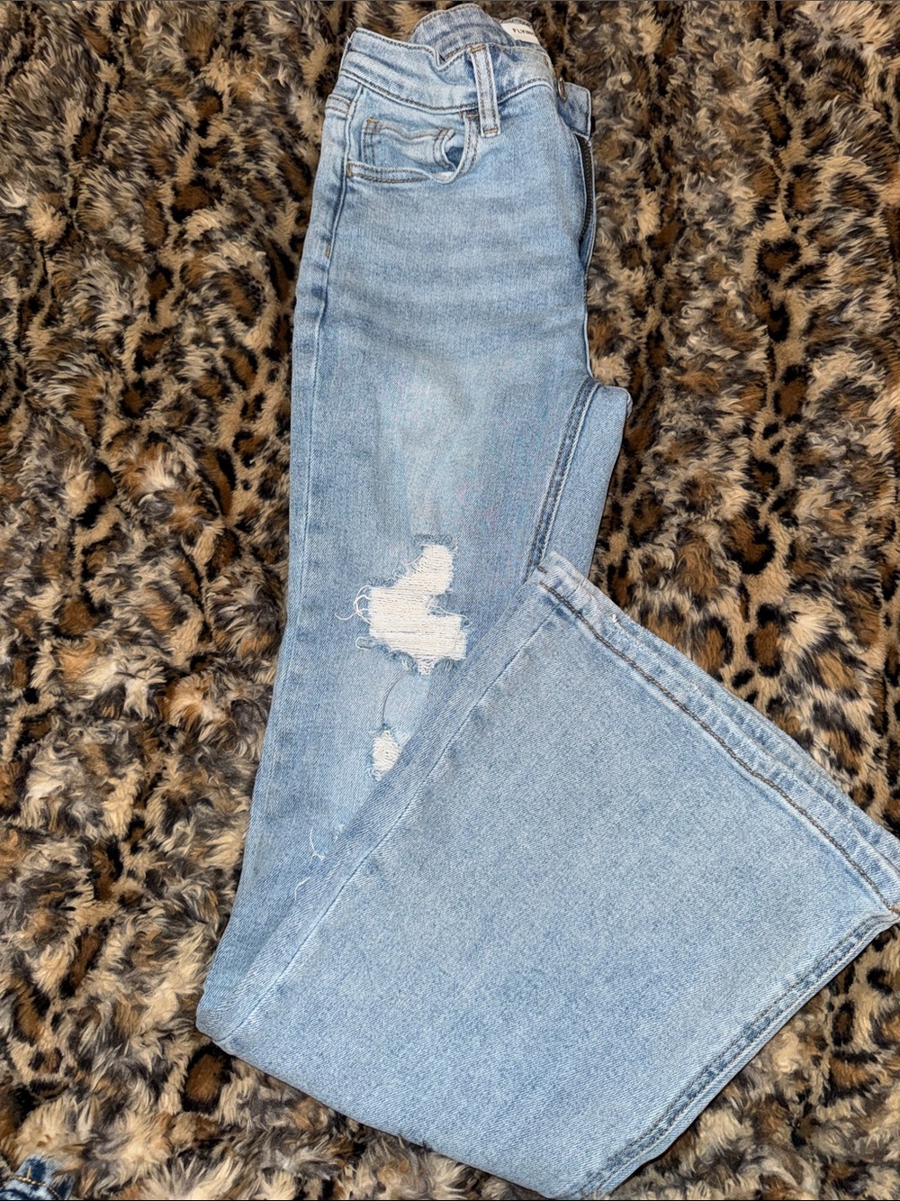 Light Wash girls Distressed Flare Jeans jeans from Buckle